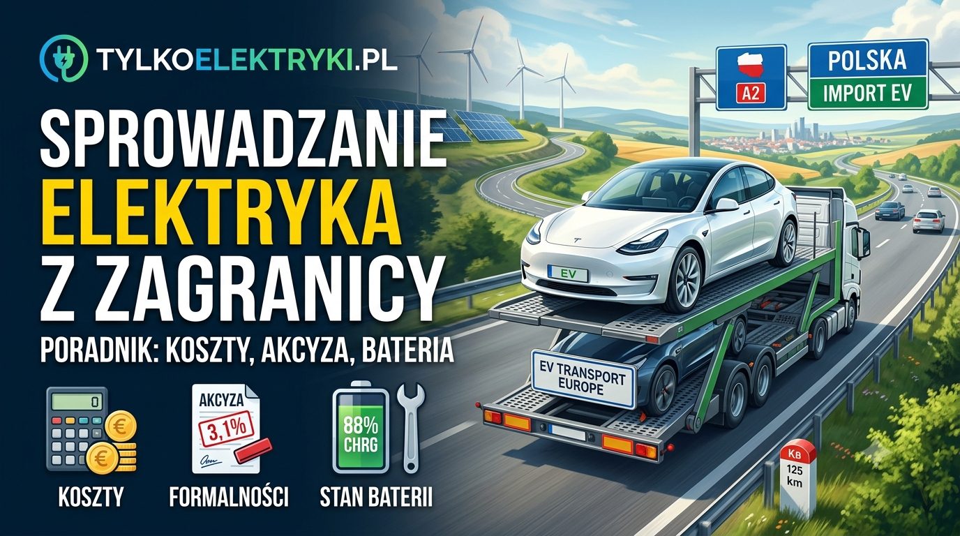 Sprowadzanie elektryka z zagranicy: koszty, akcyza i bateria